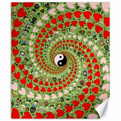 Love Avatars Characters Roles Yin Yang Canvas 20  X 24  by Paksenen