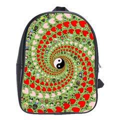 Love Avatars Characters Roles Yin Yang School Bag (large) by Paksenen