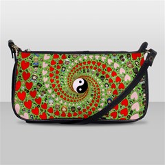 Love Avatars Characters Roles Yin Yang Shoulder Clutch Bag by Paksenen