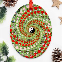 Love Avatars Characters Roles Yin Yang Ornament (oval Filigree) by Paksenen