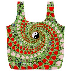 Love Avatars Characters Roles Yin Yang Full Print Recycle Bag (xl) by Paksenen