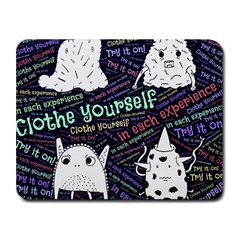 Experience Feeling Clothing Self Small Mousepad by Paksenen