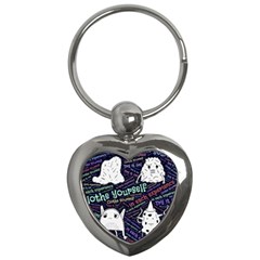 Experience Feeling Clothing Self Key Chain (heart) by Paksenen