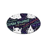 Experience Feeling Clothing Self Sticker Oval (10 pack) Front