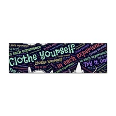 Experience Feeling Clothing Self Sticker Bumper (100 Pack) by Paksenen