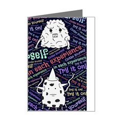 Experience Feeling Clothing Self Mini Greeting Card by Paksenen