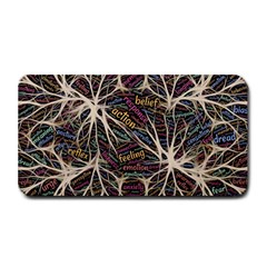 Mental Human Experience Mindset Pattern Medium Bar Mat by Paksenen