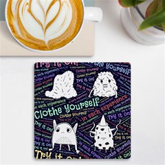 Experience Feeling Clothing Self Uv Print Square Tile Coaster 