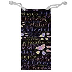 Footprints Path Mystery Unknown Jewelry Bag by Paksenen