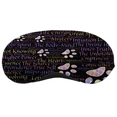 Footprints Path Mystery Unknown Sleep Mask by Paksenen