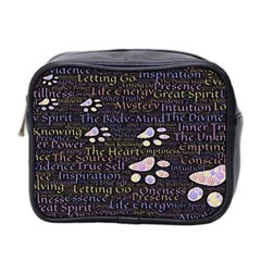 Footprints Path Mystery Unknown Mini Toiletries Bag (two Sides) by Paksenen