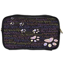 Footprints Path Mystery Unknown Toiletries Bag (one Side) by Paksenen