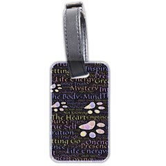 Footprints Path Mystery Unknown Luggage Tag (two Sides) by Paksenen