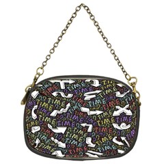 Time Nonlinear Curved Undirected Chain Purse (two Sides) by Paksenen