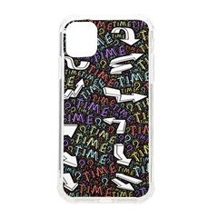 Time Nonlinear Curved Undirected Iphone 11 Tpu Uv Print Case by Paksenen