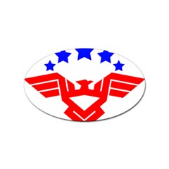 Eagle Star Sticker (oval) by Bedest