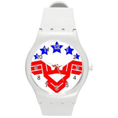 Eagle Star Round Plastic Sport Watch (m)