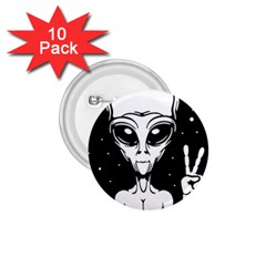 Alien Ufo 1 75  Buttons (10 Pack) by Bedest