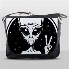 Alien Ufo Messenger Bag by Bedest