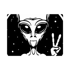 Alien Ufo Premium Plush Fleece Blanket (mini) by Bedest