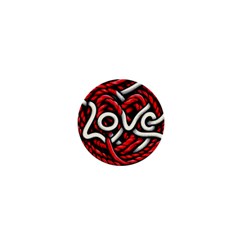 Love Rope Cartoon 1  Mini Buttons by Bedest