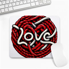 Love Rope Cartoon Large Mousepad by Bedest