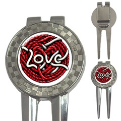 Love Rope Cartoon 3-in-1 Golf Divots by Bedest