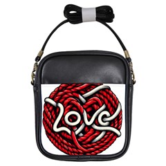 Love Rope Cartoon Girls Sling Bag by Bedest