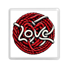 Love Rope Cartoon Memory Card Reader (square) by Bedest