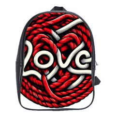 Love Rope Cartoon School Bag (xl) by Bedest