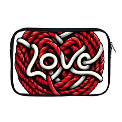 Love Rope Cartoon Apple Macbook Pro 17  Zipper Case by Bedest