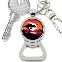 Tree Lake Bird Bottle Opener Key Chain by Bedest