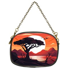 Tree Lake Bird Chain Purse (one Side) by Bedest