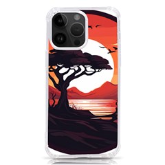 Tree Lake Bird Iphone 14 Pro Max Tpu Uv Print Case by Bedest