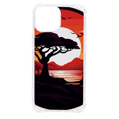 Tree Lake Bird Iphone 13 Mini Tpu Uv Print Case by Bedest