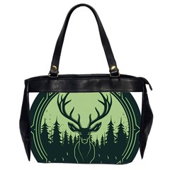 Deer Forest Nature Oversize Office Handbag (2 Sides) by Bedest