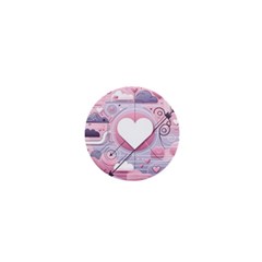 Heart Love Minimalist Design 1  Mini Buttons by Bedest