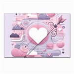 Heart Love Minimalist Design Postcard 4 x 6  (Pkg of 10) Front