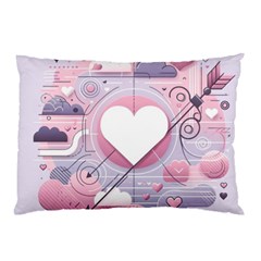 Heart Love Minimalist Design Pillow Case by Bedest