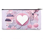 Heart Love Minimalist Design Pencil Case Back