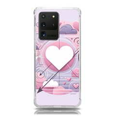 Heart Love Minimalist Design Samsung Galaxy S20 Ultra 6 9 Inch Tpu Uv Case by Bedest