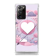 Heart Love Minimalist Design Samsung Galaxy Note 20 Ultra Tpu Uv Case by Bedest