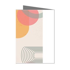 Lines Boho Poster Contemporary Mini Greeting Cards (pkg Of 8) by Bedest