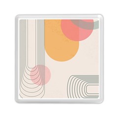 Lines Boho Poster Contemporary Memory Card Reader (square) by Bedest