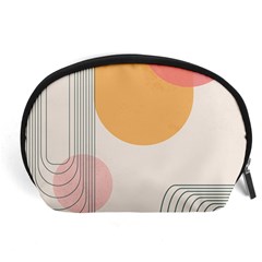 Lines Boho Poster Contemporary Accessory Pouch (large) by Bedest