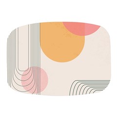 Lines Boho Poster Contemporary Mini Square Pill Box by Bedest