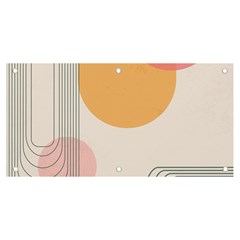 Lines Boho Poster Contemporary Banner And Sign 6  X 3  by Bedest