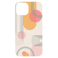 Lines Boho Poster Contemporary Iphone 14 Black Uv Print Case