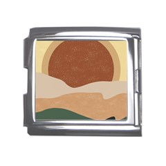 Sunrise Sunset Desert Wall Art Mega Link Italian Charm (18mm) by Bedest