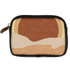 Sunrise Sunset Desert Wall Art Digital Camera Leather Case by Bedest